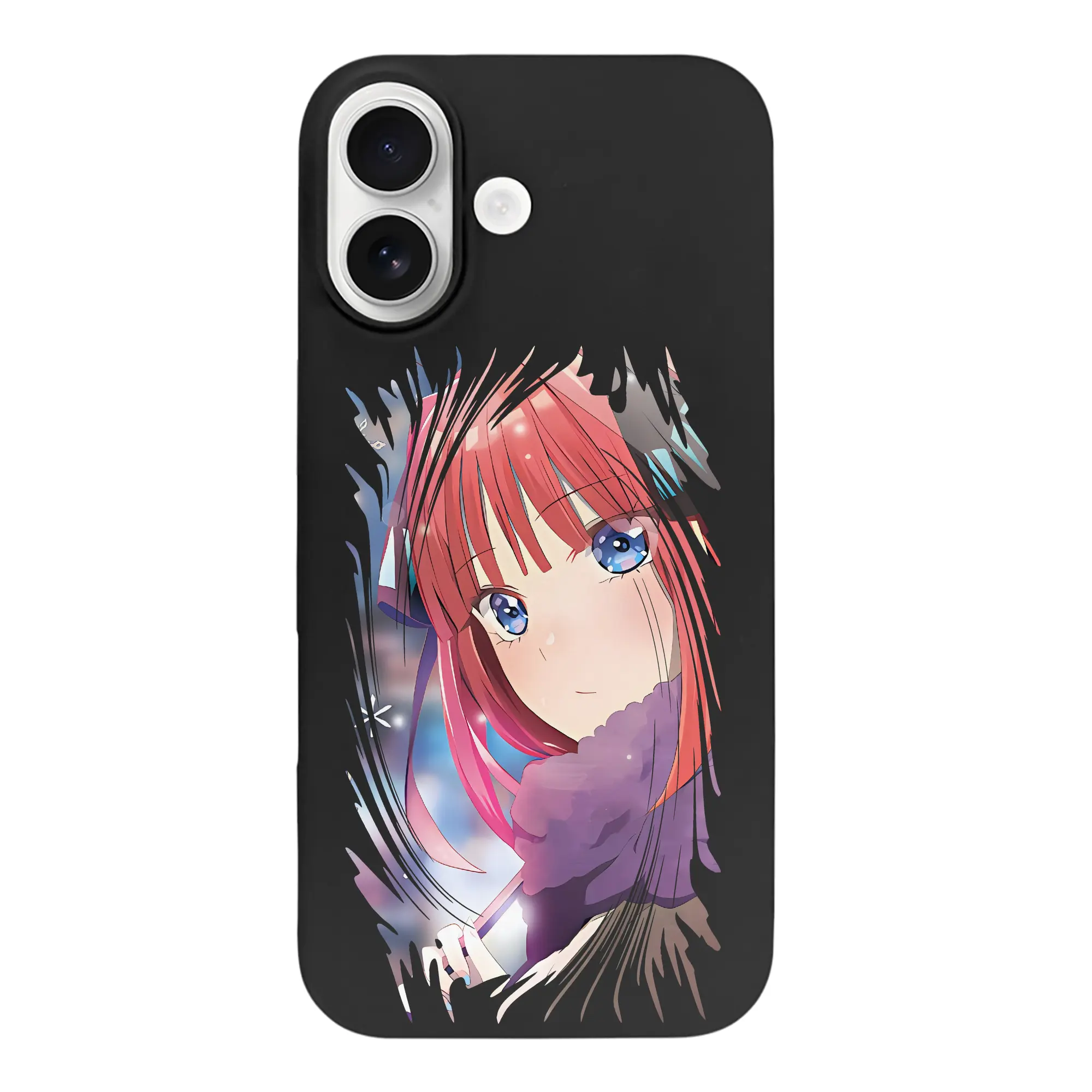 五等分の花嫁 グッズ 中野 二乃 - iPhone 17 シリーズ シリコンケース 薄型 耐衝撃 指紋防止 ソフトタッチカバー 精密フィット 傷防止 保護ケース iPhone 17/17 Air/17 Pro/17 Pro Max 対応